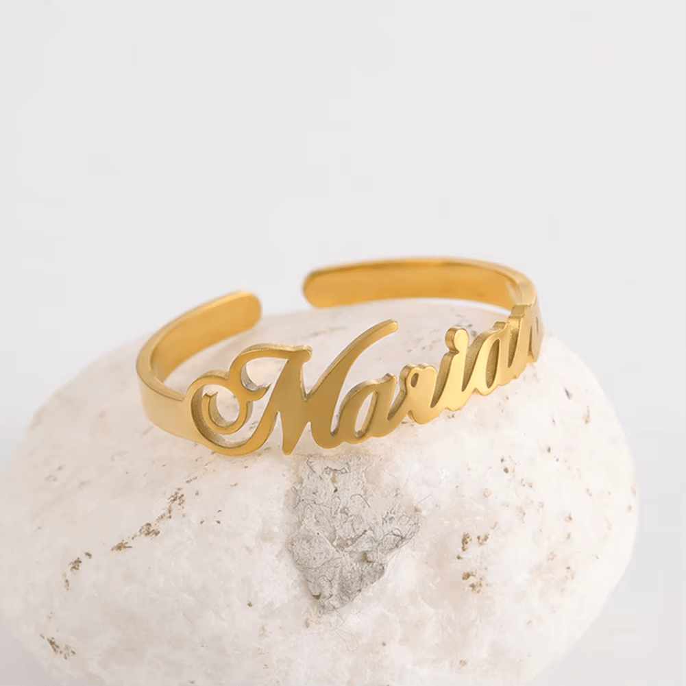 Custom Ring with 1 to 4 Engraved First Names 